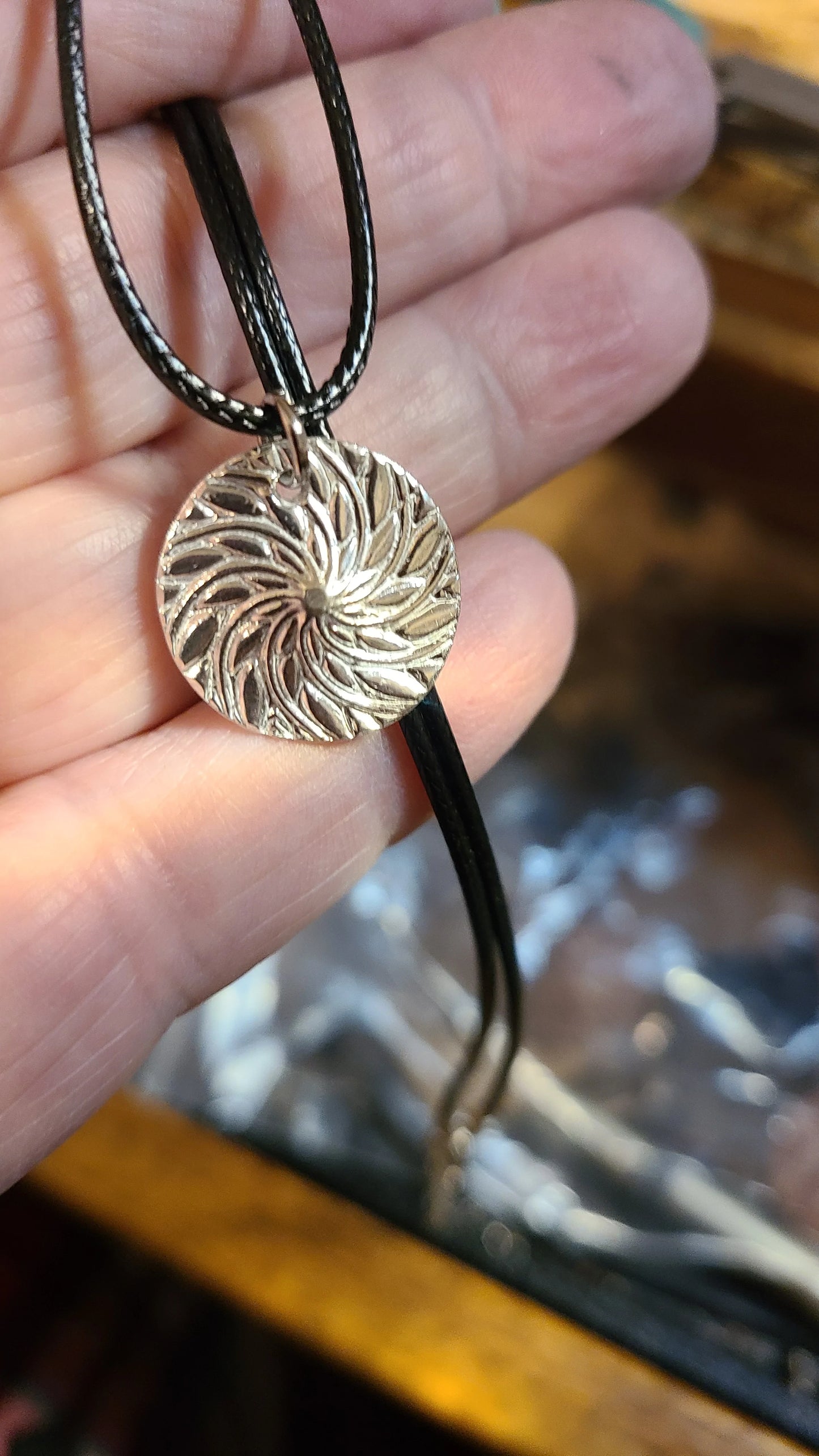 Handmade Pure Silver Sunburst Great Gift Made in USA