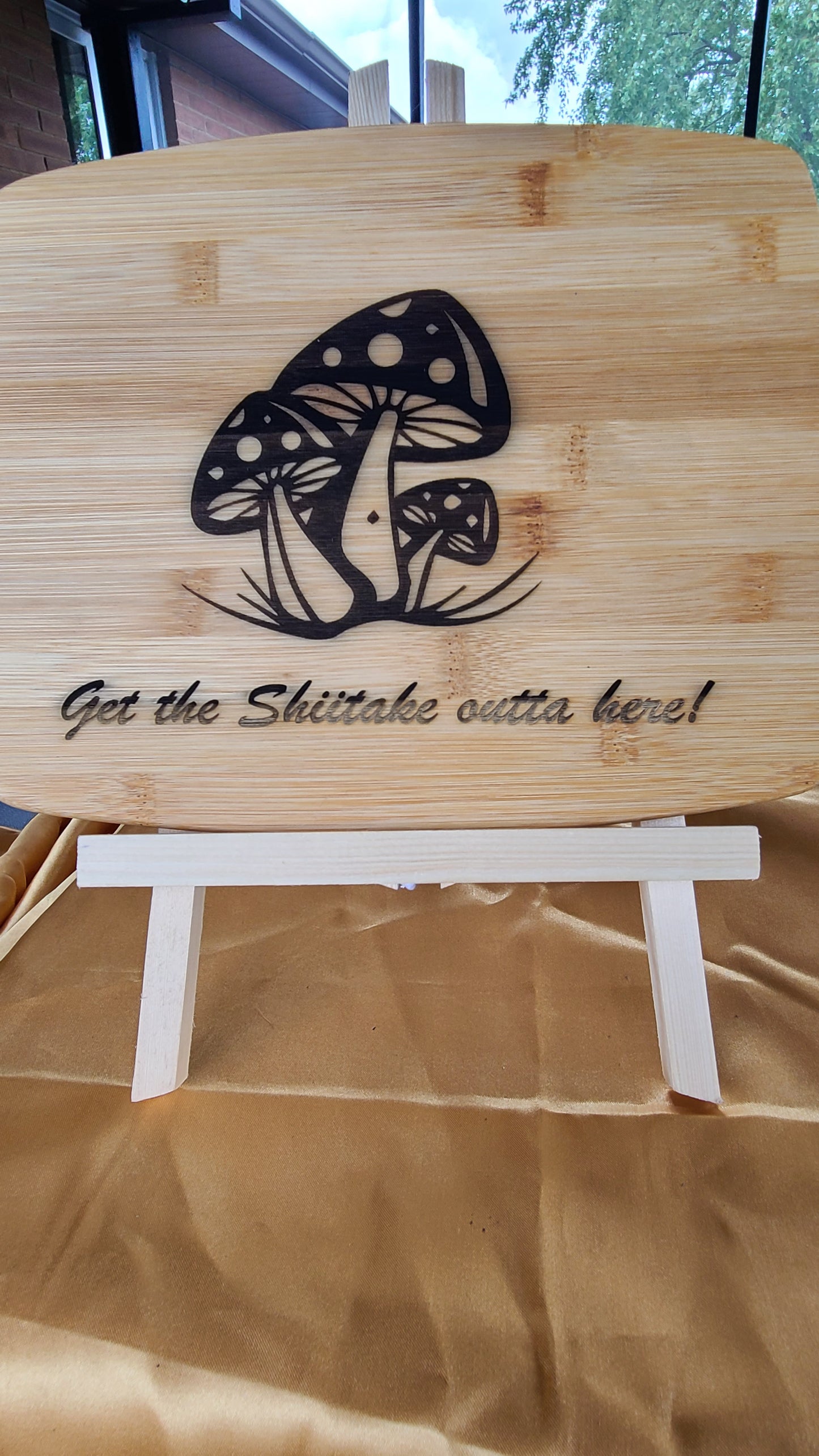 Handmade Cutting Board Shiitake Mushroom