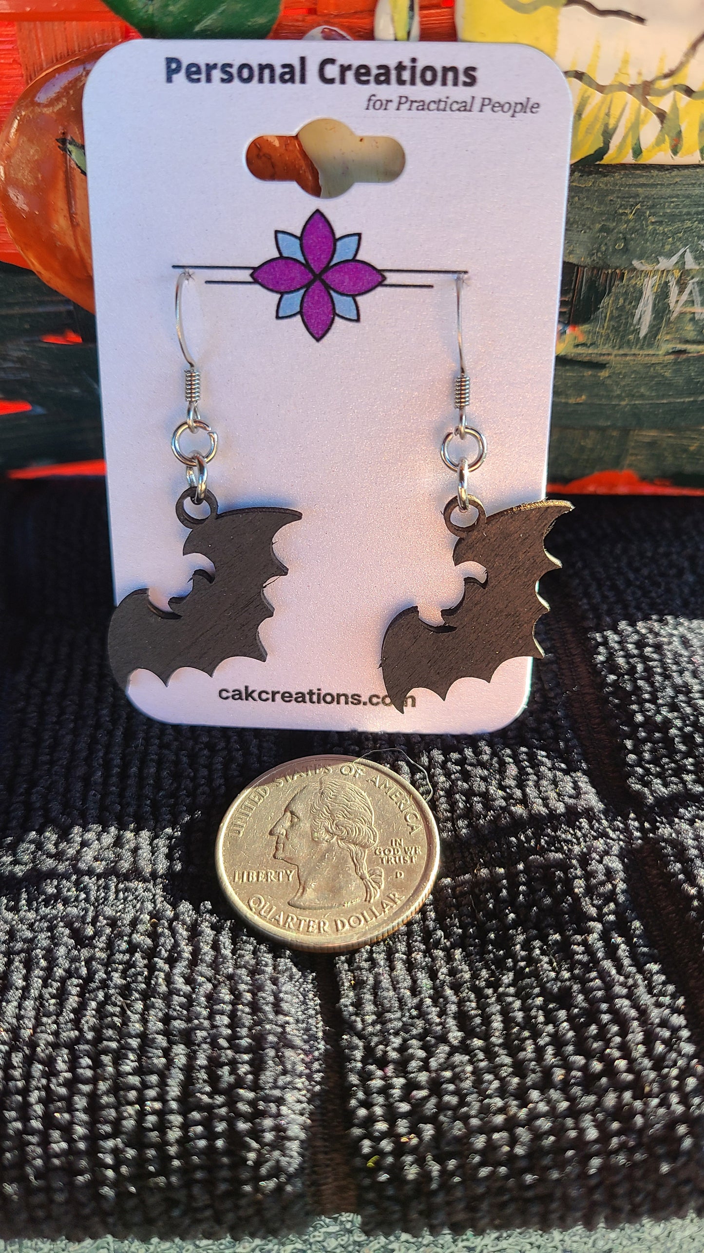 Handmade Halloween Earrings - Great Gift