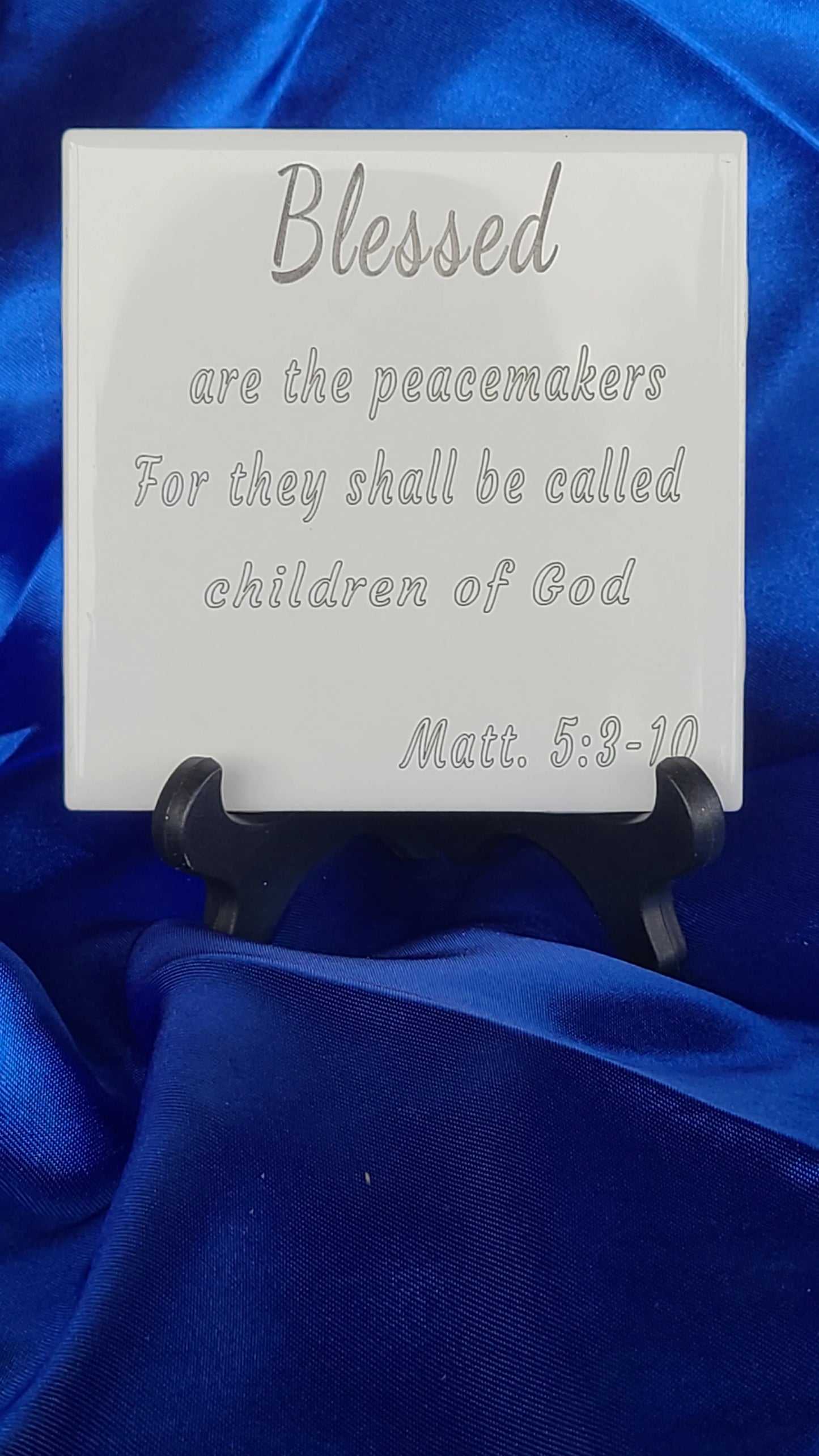 Lasered Tiles - Beatitudes Verse 1- Great Gift