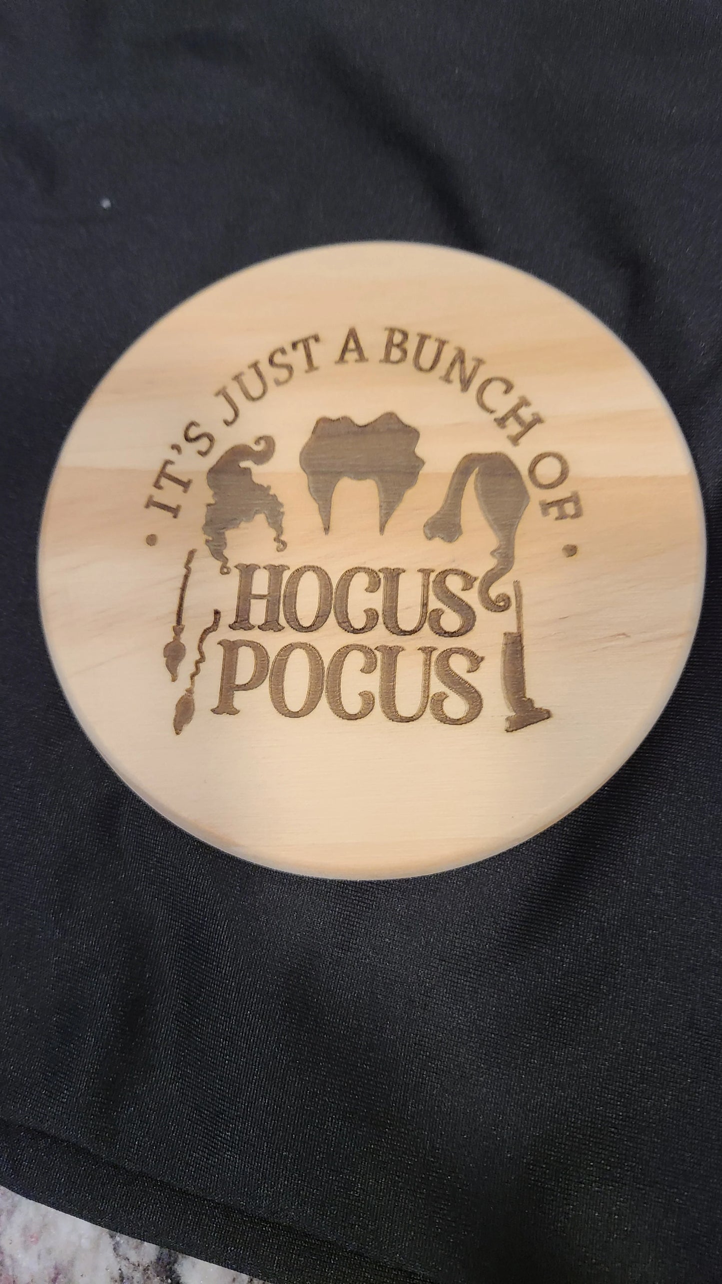 Handmade Halloween Coasters - Hocus Pocus Set Great Gift