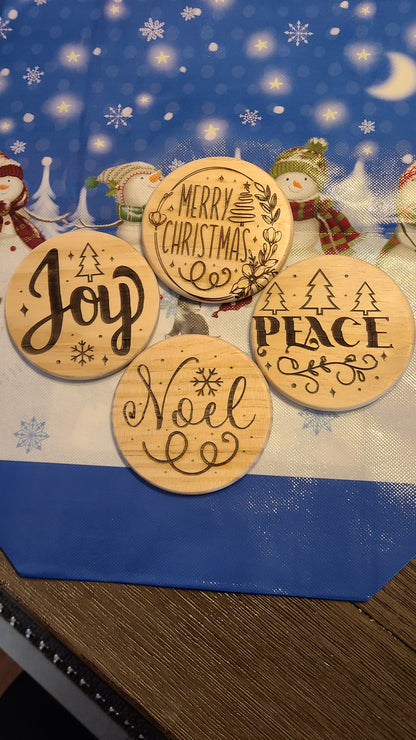 Handmade Holiday Coasters 2 - Great Gift