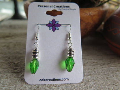 Handmade Christmas Lights Earrings Great for Gift Giving on Holidays