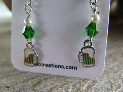 Handmade Christmas Lights Earrings Great for Gift Giving on Holidays