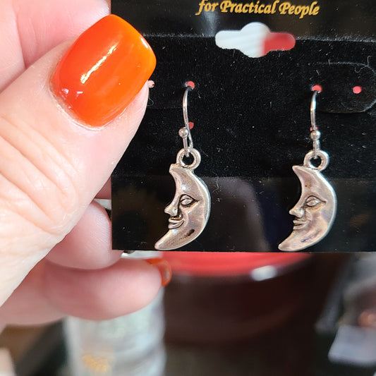 Handmade Moon Charms Earrings