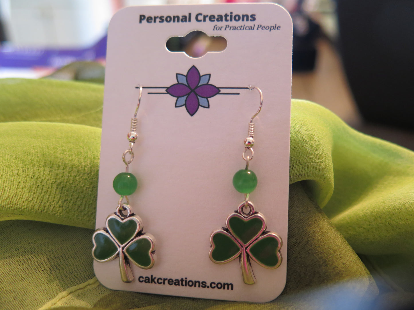 Handmade Lucky Irish Earrings