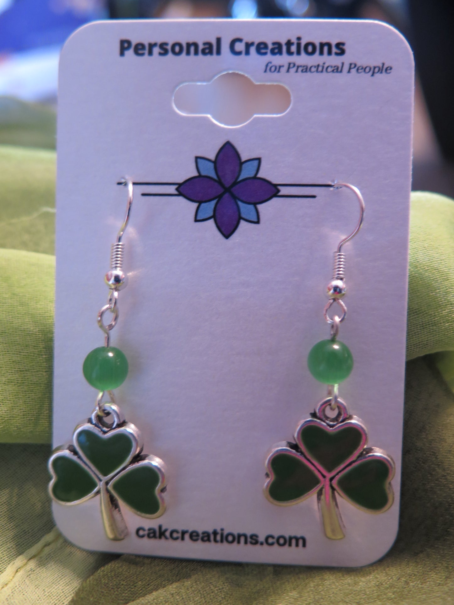 Handmade Lucky Irish Earrings