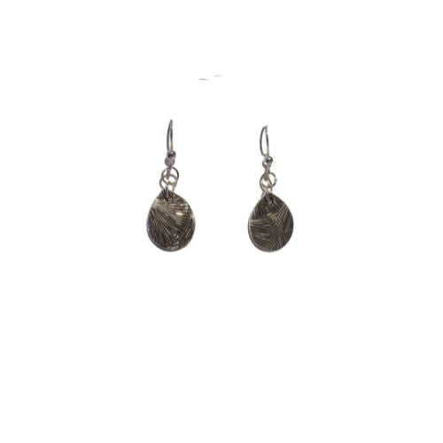 Handmade Pure Silver Patina Earrings Great Gift for Her