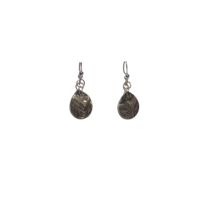 Handmade Pure Silver Patina Earrings Great Gift for Her