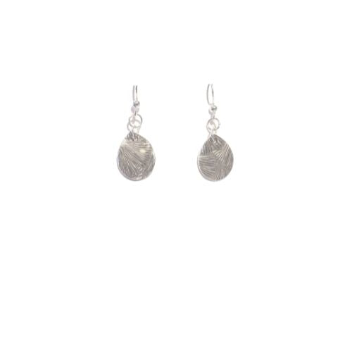 Handmade Pure Silver Patina Earrings Great Gift for Her