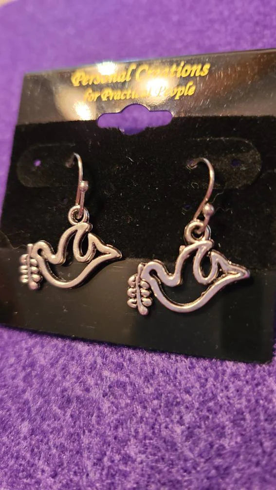 Handmade Turtle Dove Earrings Great Gift For Her